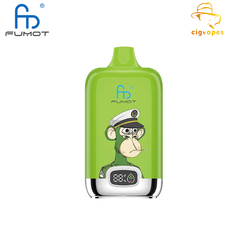 Fumot RandM Digital Box Vape 12000 puff 12k Disposable Vape