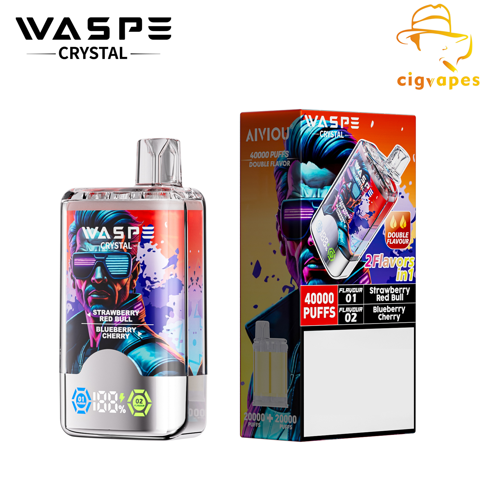 Waspe Crystal 40000 Puffs Disposable Vape