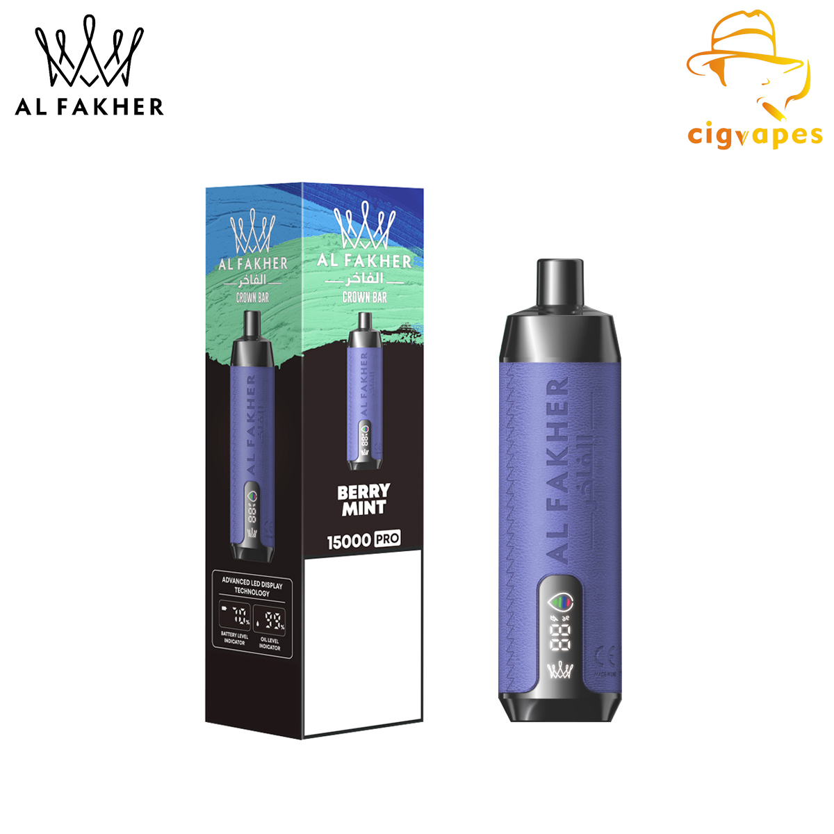 Al Fakher Crown Bar 15000 Pro Disposable Vape