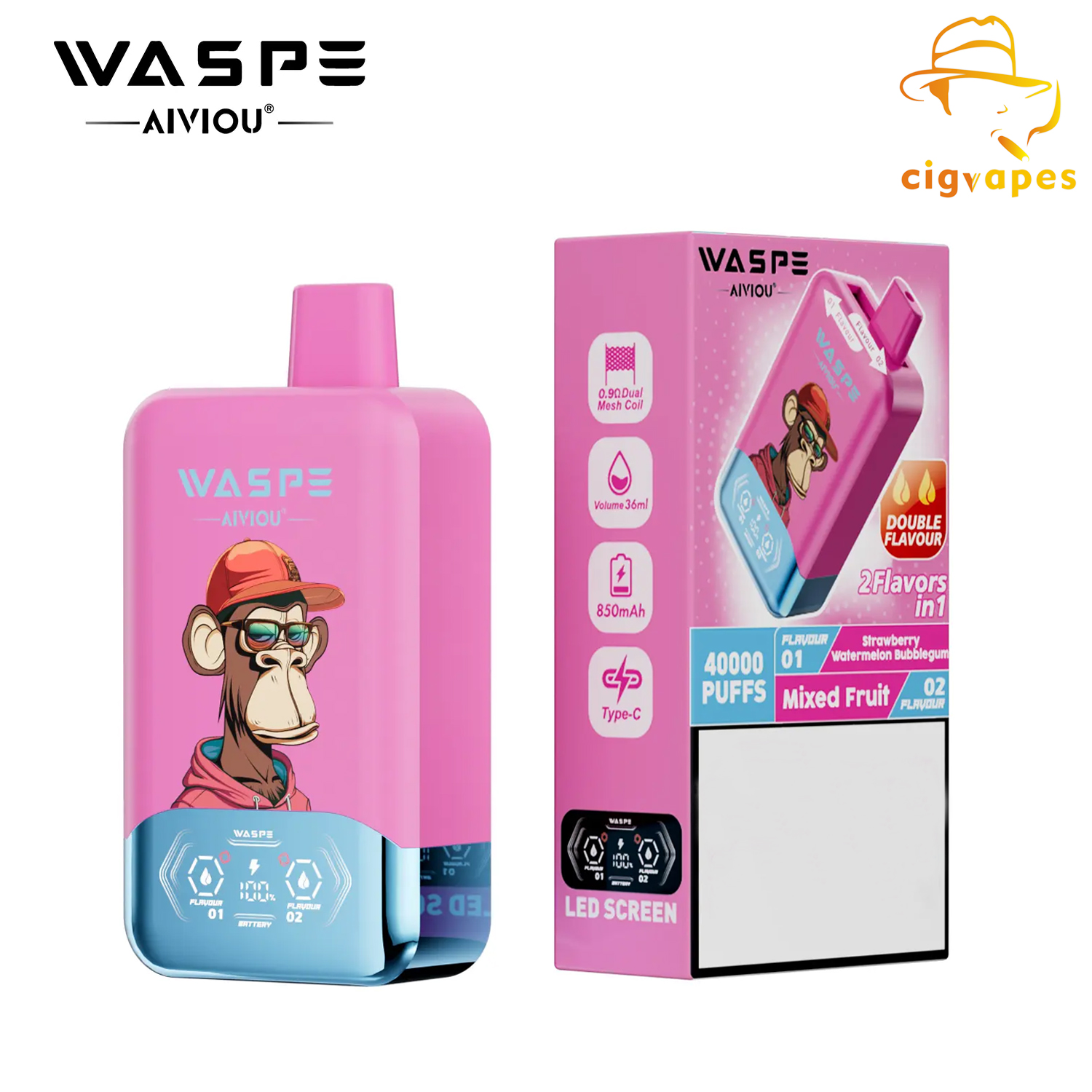 WASPE 40000 Puff 40k Disposable Vape