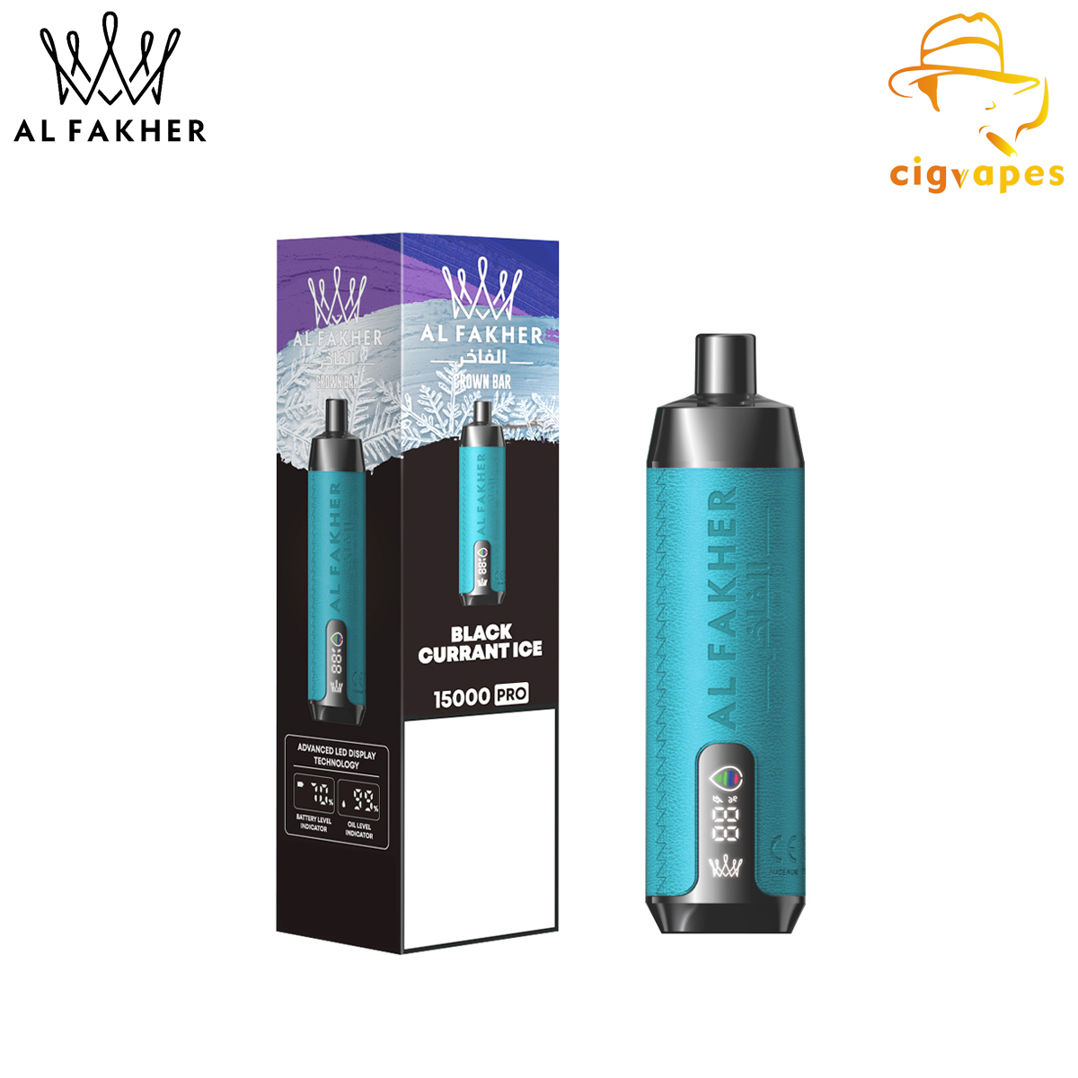 Al Fakher Crown Bar 15000 Pro Disposable Vape