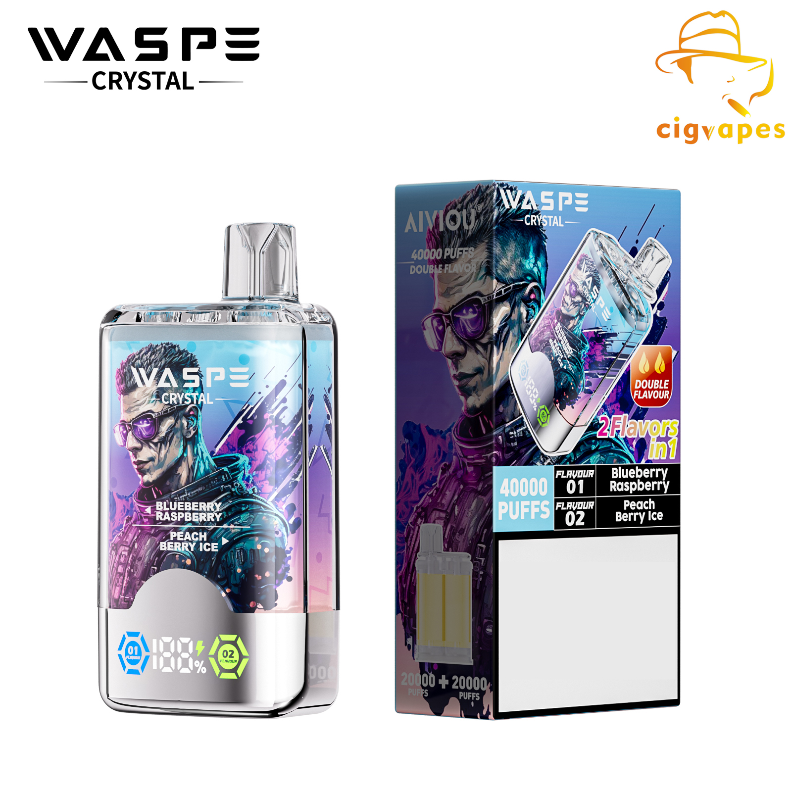 Waspe Crystal 40000 Puffs Disposable Vape