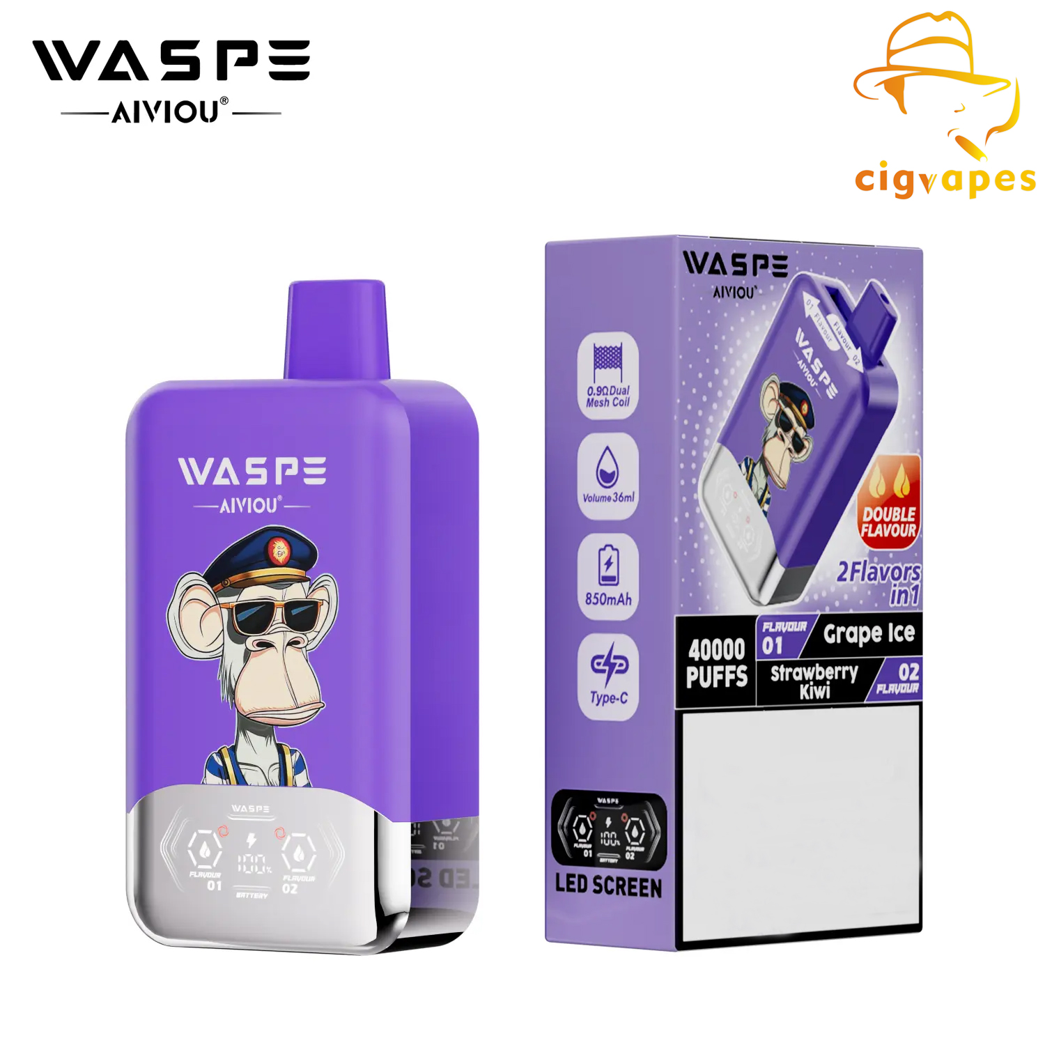 WASPE 40000 Puff 40k Disposable Vape