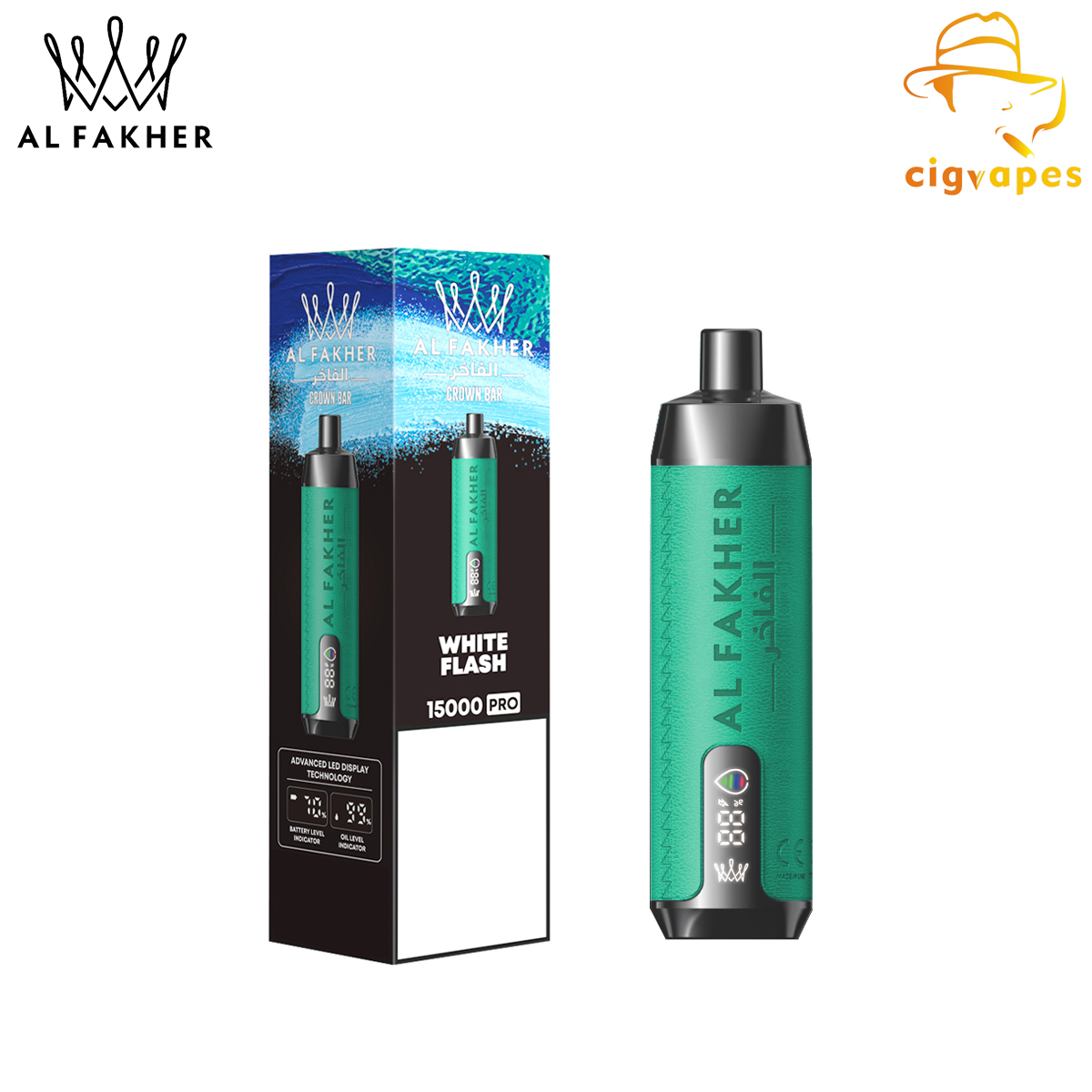 Al Fakher Crown Bar 15000 Pro Disposable Vape