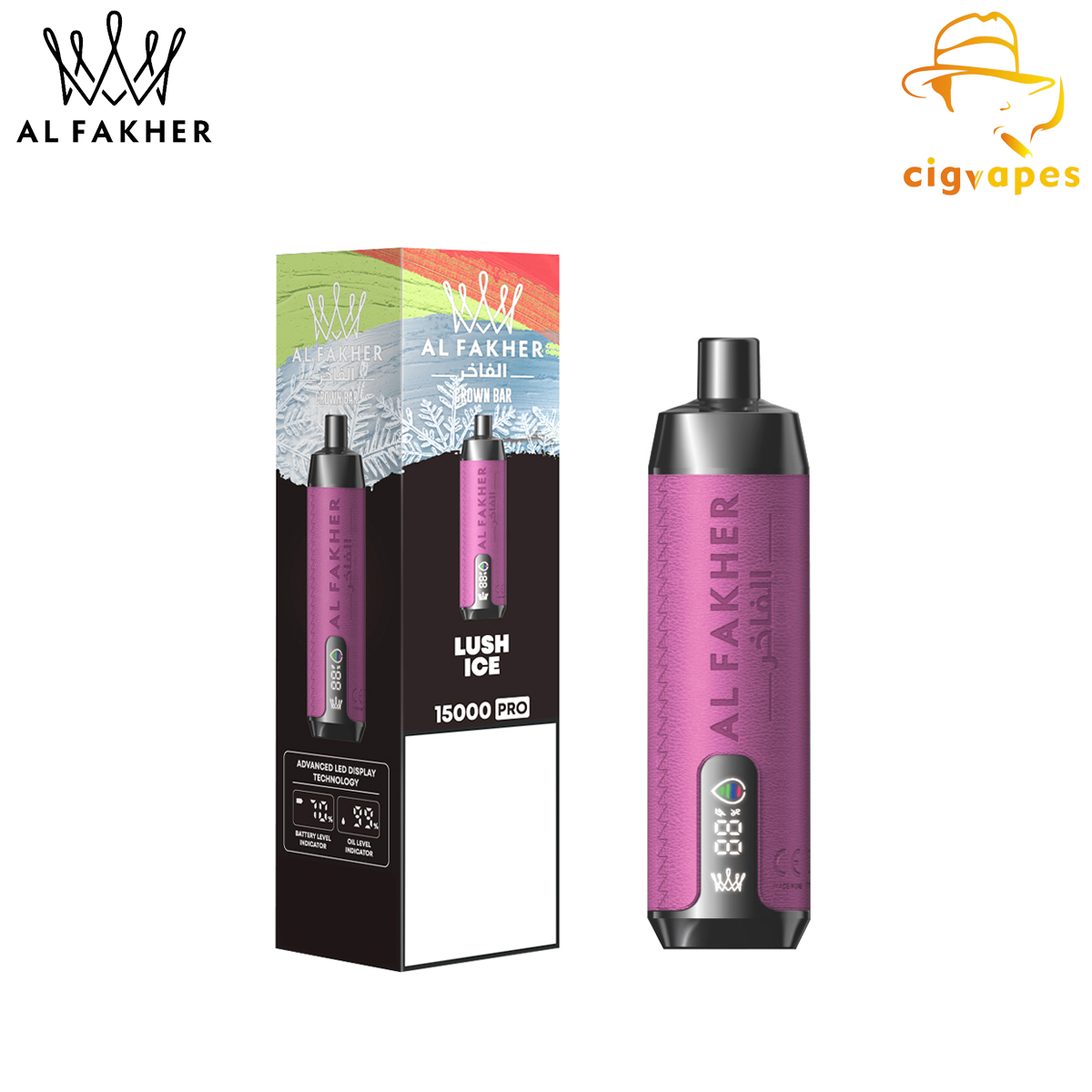 Al Fakher Crown Bar 15000 Pro Disposable Vape