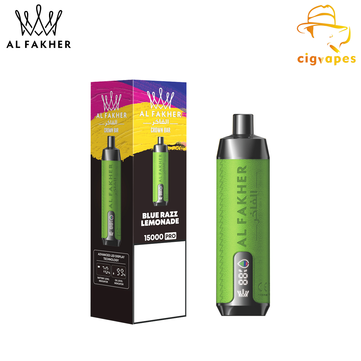 Al Fakher Crown Bar 15000 Pro Disposable Vape