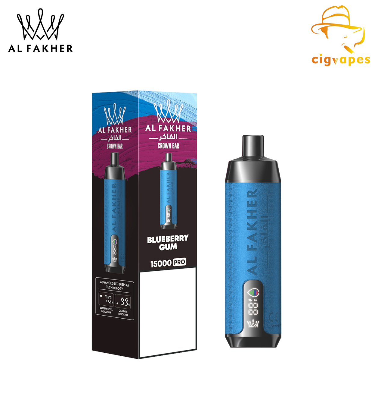 Al Fakher Crown Bar 15000 Pro Disposable Vape