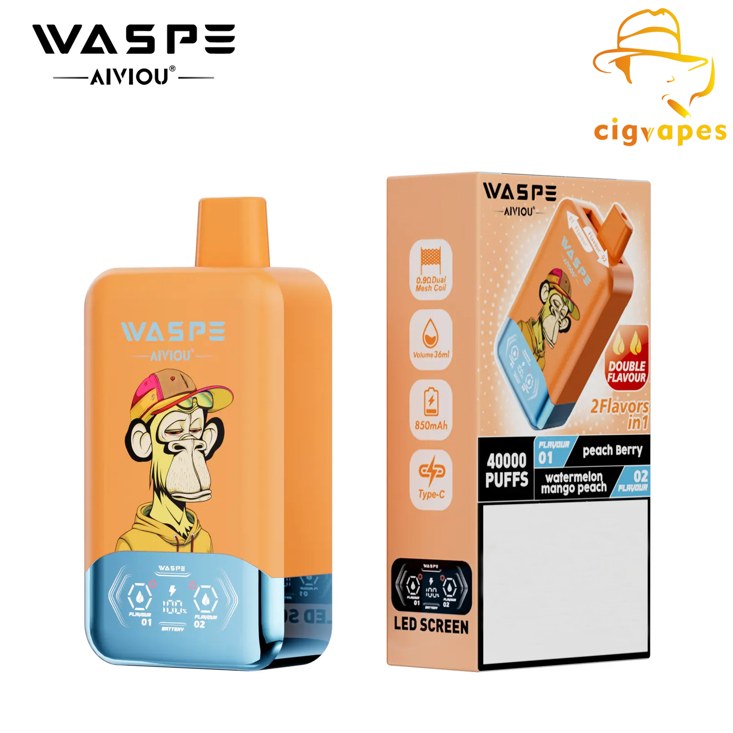 WASPE 40000 Puff 40k Disposable Vape