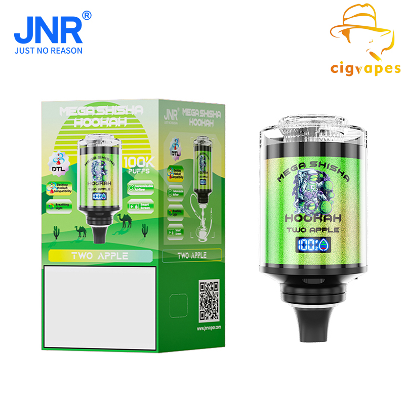 JNR Mega Shisha Hookah 100000 Puff 100k Disposable Vape