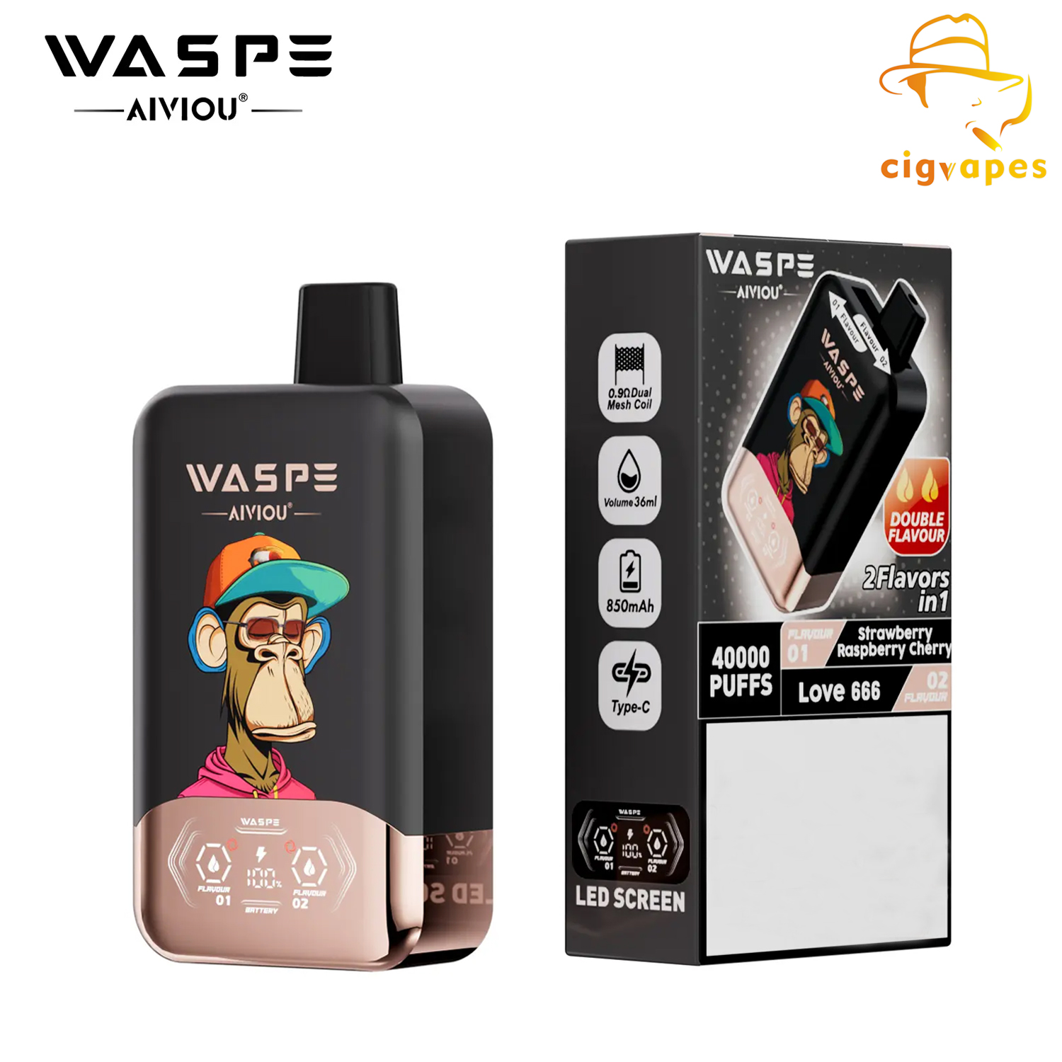 WASPE 40000 Puff 40k Disposable Vape
