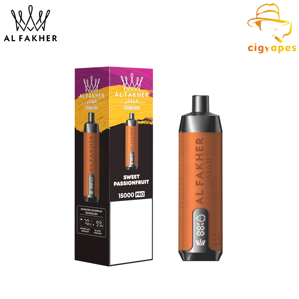 Al Fakher Crown Bar 15000 Pro Disposable Vape