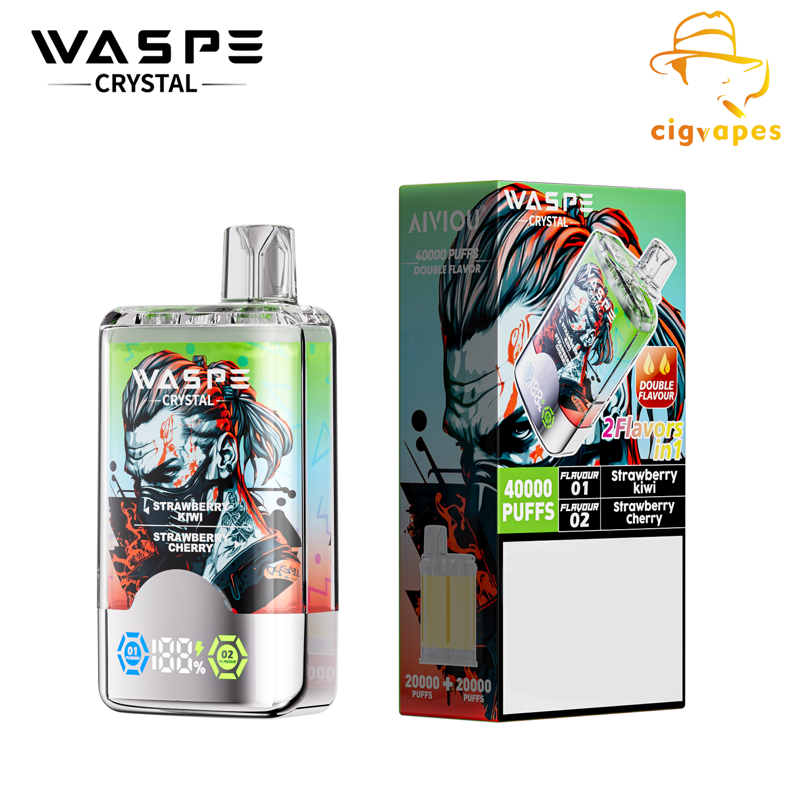 Waspe Crystal 40000 Puffs Disposable Vape