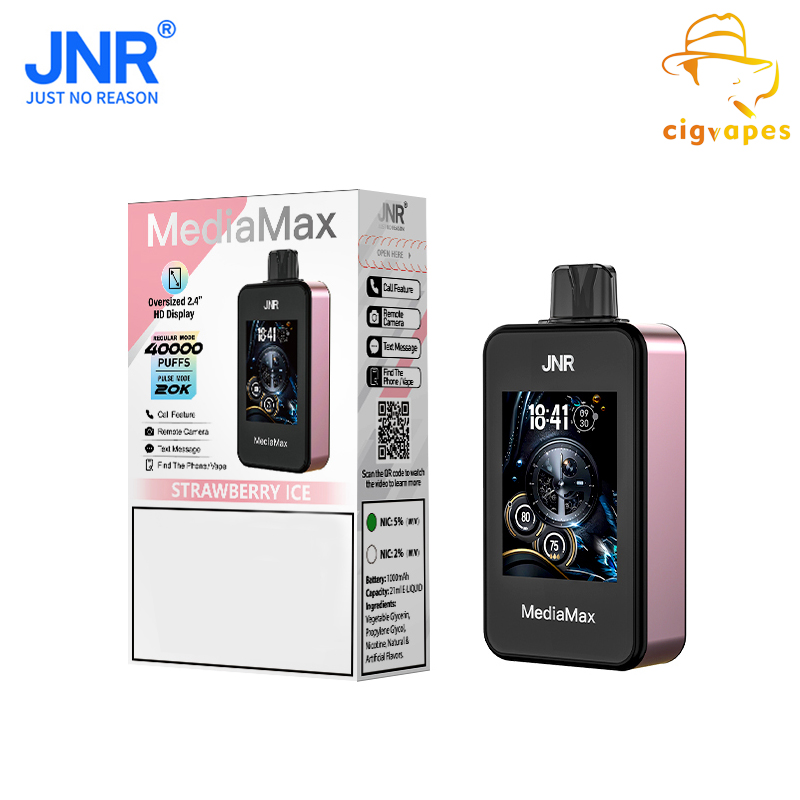 JNR Media Max 40000 Puff 40k Disposable Vape