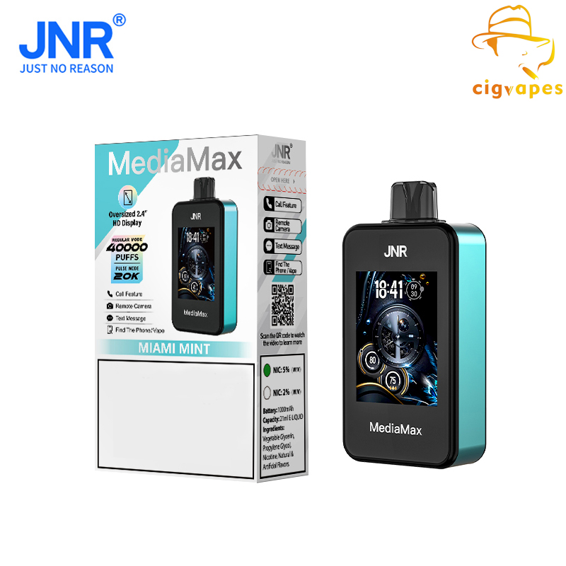 JNR Media Max 40000 Puff 40k Disposable Vape