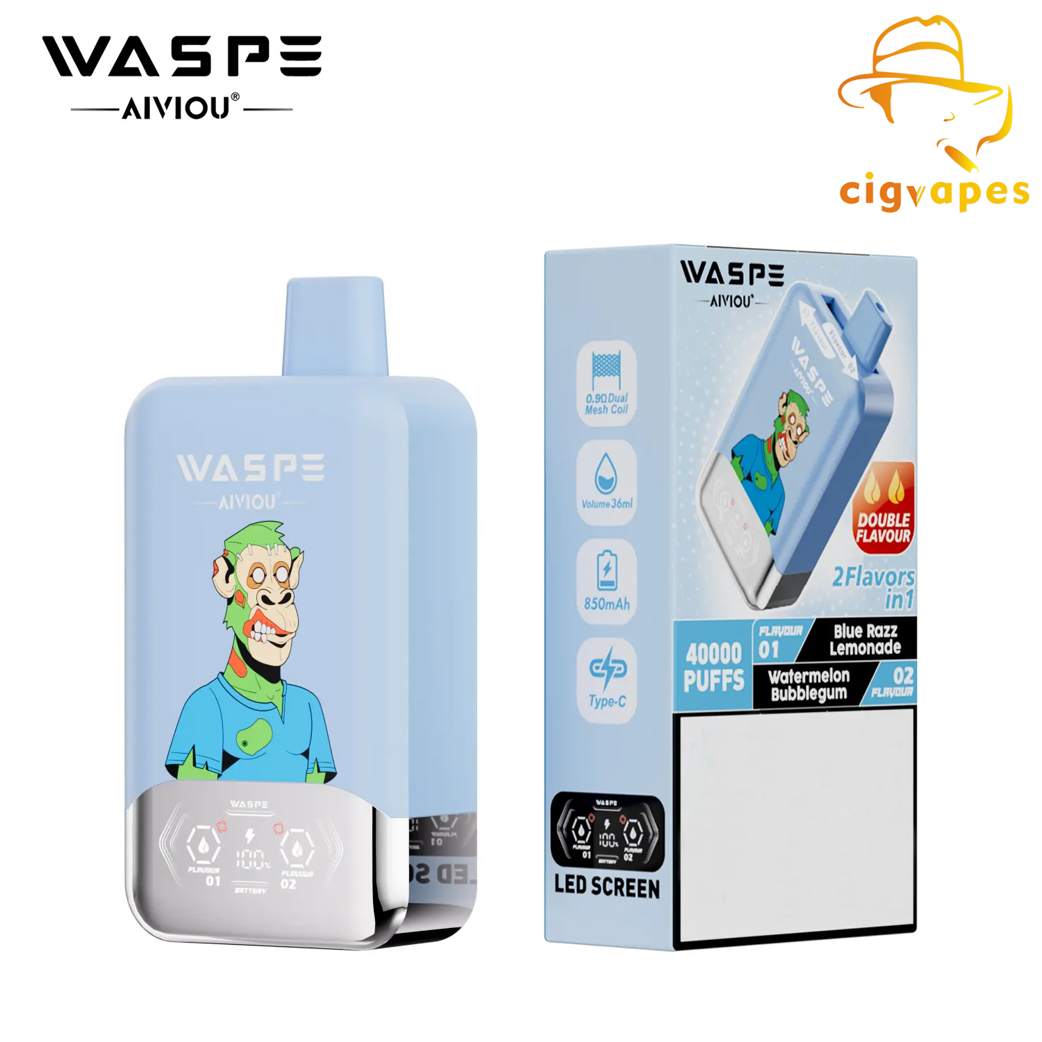 WASPE 40000 Puff 40k Disposable Vape