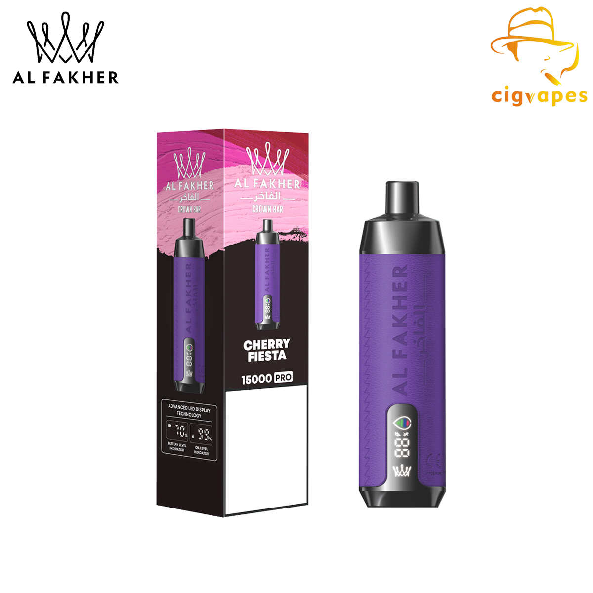 Al Fakher Crown Bar 15000 Pro Disposable Vape