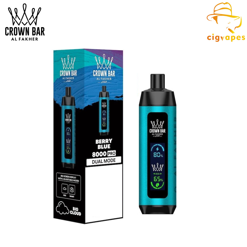 Al Fakher Crown Bar 8000 Pro Puffs Disposable Vape