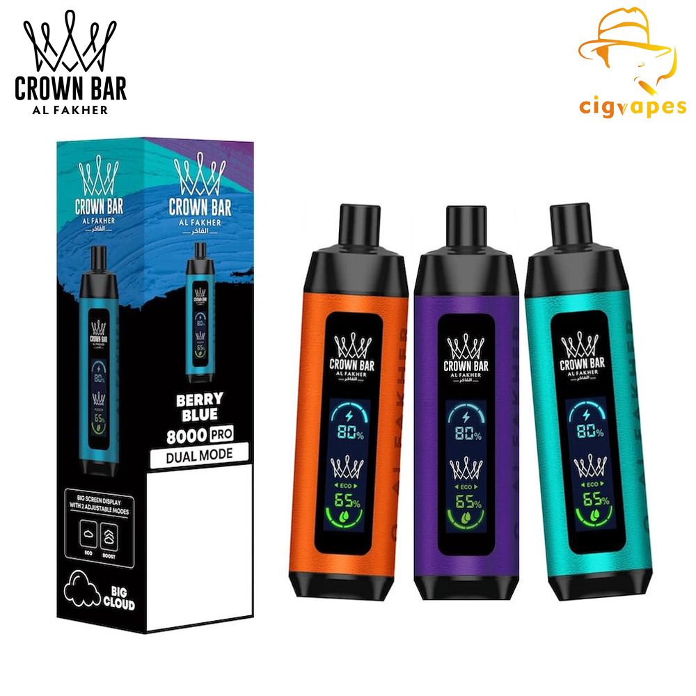 Al Fakher Crown Bar 8000 Pro Puffs Disposable Vape