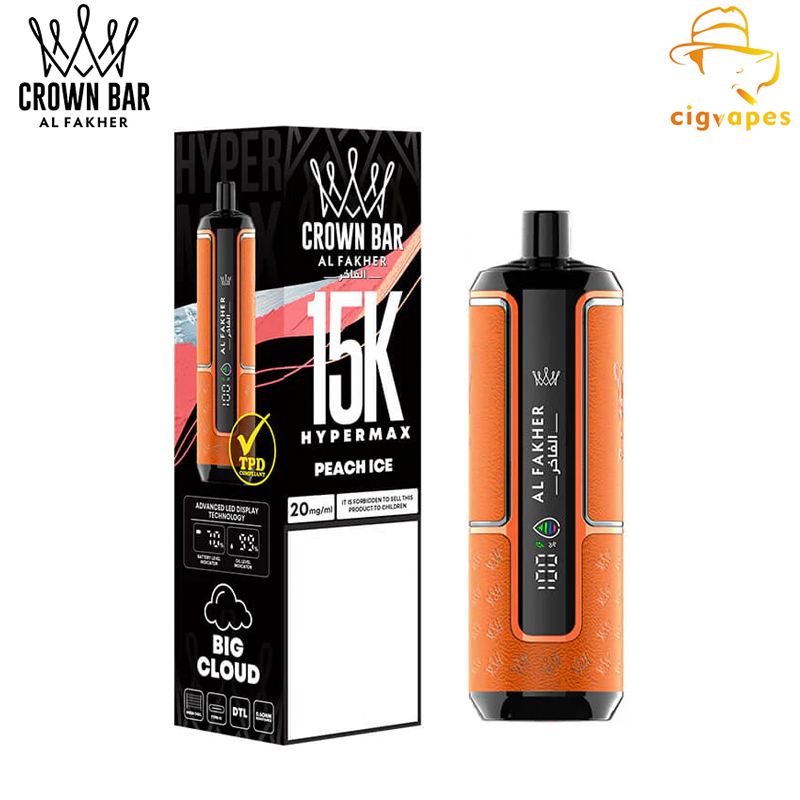 Al Fakher Crown Bar Hyper Max 15000 Puffs Disposable Vape
