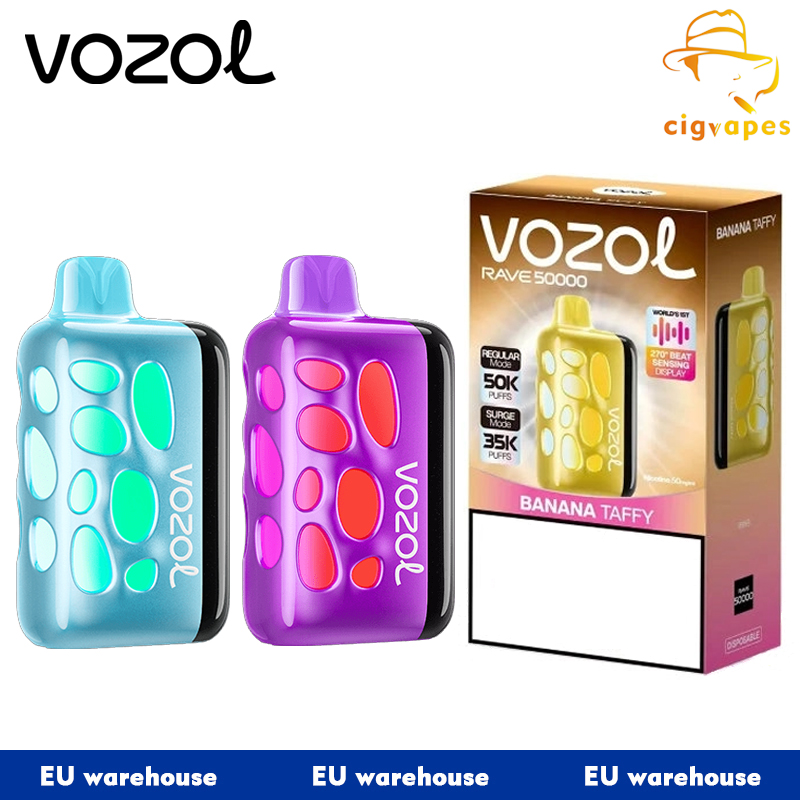 EU warehouse-Vozol Rave 40000 Puffs 40k Sensing Display Disposable Vapes