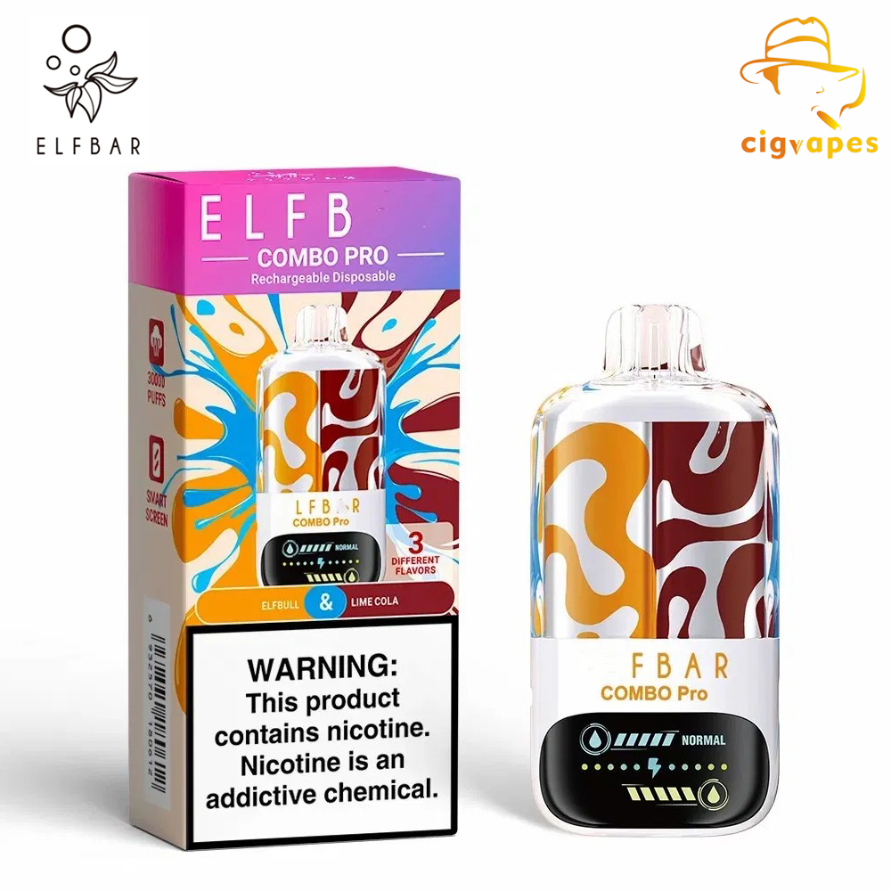 EU warehouse-ELF BAR COMBO Pro 30000 Puffs 30k Disposable Vape