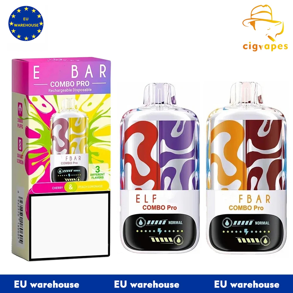 EU warehouse-ELF BAR COMBO Pro 30000 Puffs 30k Disposable Vape