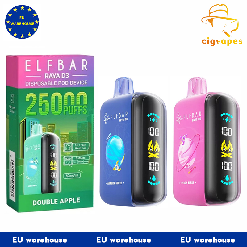 EU warehouse-ELF BAR RAYA D3 25000 Puffs 25k Disposable Vape