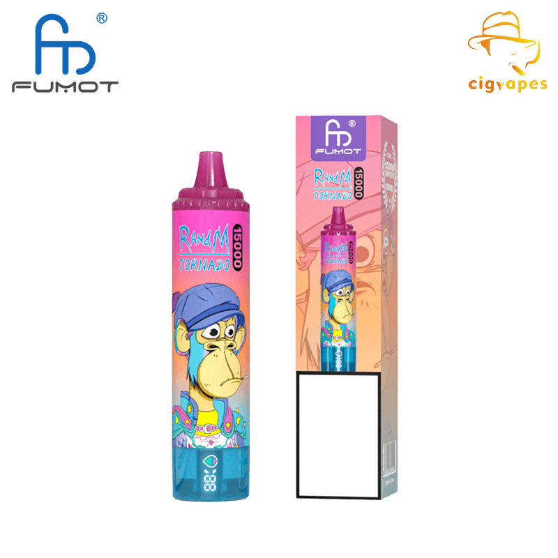 EU warehouse-Fumot RandM Tornado Vapes 15000 puffs 15k Disposable Vape