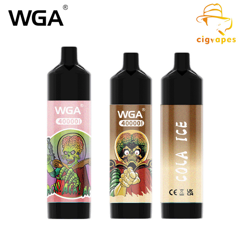 EU Warehouse WGA Mars Attacks Theme 40000 Puffs 40k Disposable Vape Digital Display Music Wga40000
