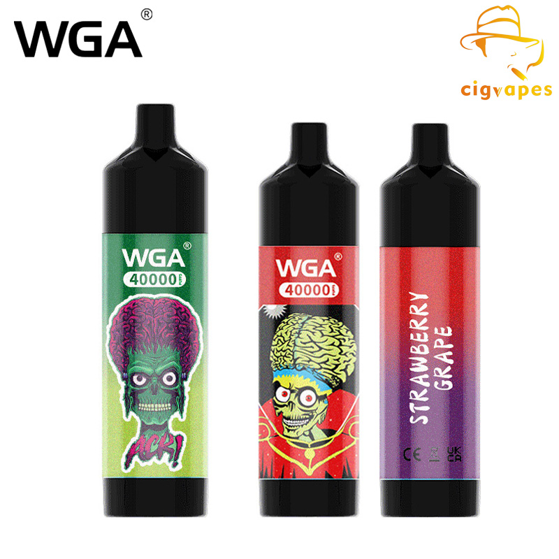 EU Warehouse WGA Mars Attacks Theme 40000 Puffs 40k Disposable Vape Digital Display Music Wga40000
