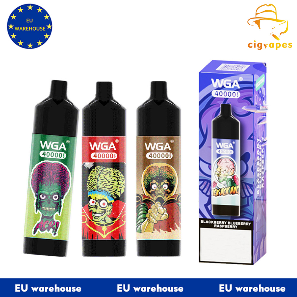 EU Warehouse WGA Mars Attacks Theme 40000 Puffs 40k Disposable Vape Digital Display Music Wga40000