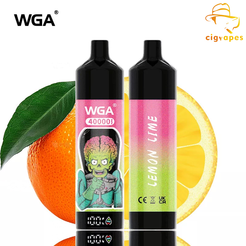 EU Warehouse WGA Mars Attacks Theme 40000 Puffs 40k Disposable Vape Digital Display Music Wga40000