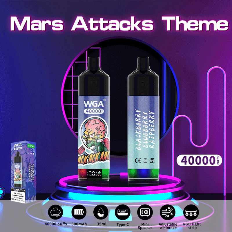 WGA Mars Attacks Theme 40000 Puff Disposable Vape