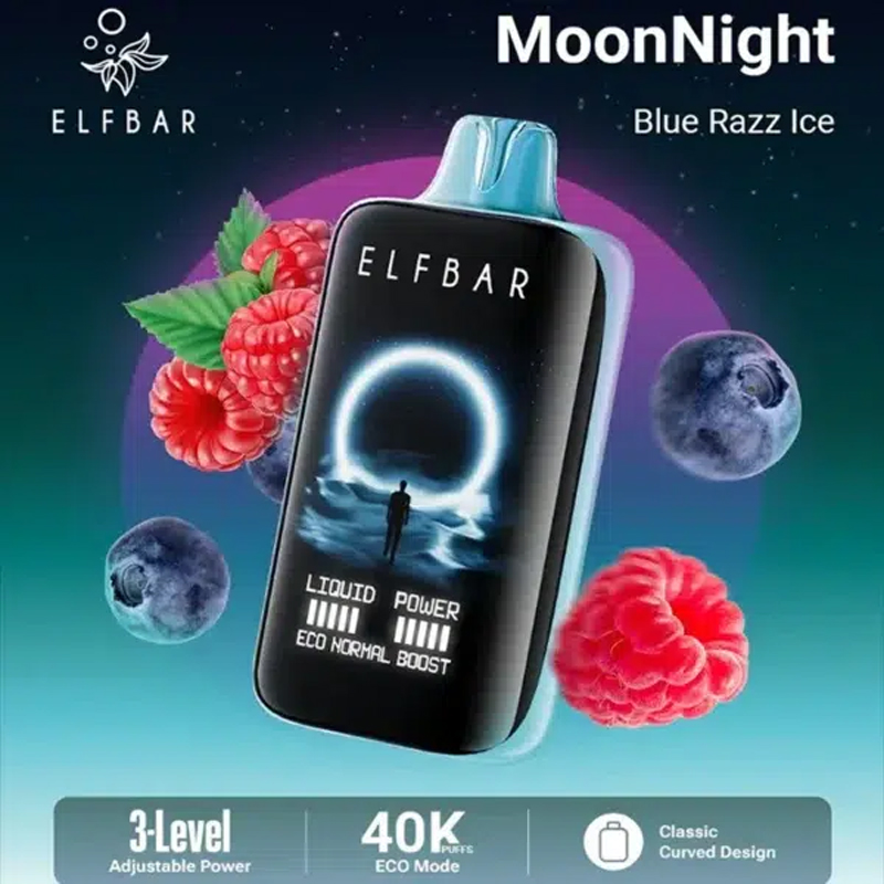 EU Warehouse Elfbar Moon Night 40000 Puffs 40k Disposable Vape