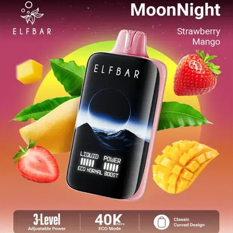 EU Warehouse Elfbar Moon Night 40000 Puffs 40k Disposable Vape