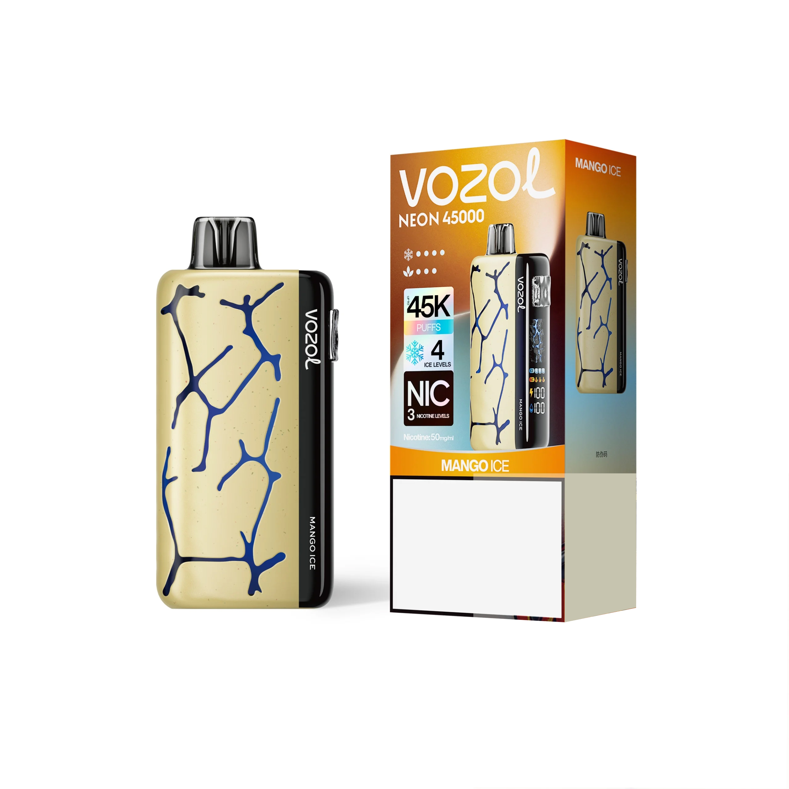 EU Warehouse VOZOL NEON 45000 Puffs 45k Authentic Disposable Vape
