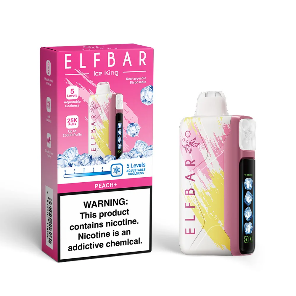 EU Warehouses ELFBAR Ice King 30000 Puffs 30k Disposable Vape Level Adjuster Buy Vapes Online