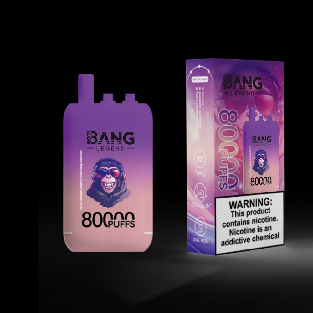 Bang Legend 80000 Puffs 80k Triple Flavors Disposable E Cigarette Pod Kit Bangking Vape