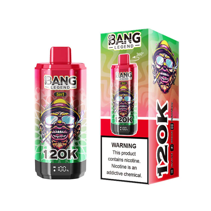 Bang Legend 120k 5-In-1 120000 Puffs Disposable Vape with Multi-Options Adjustable