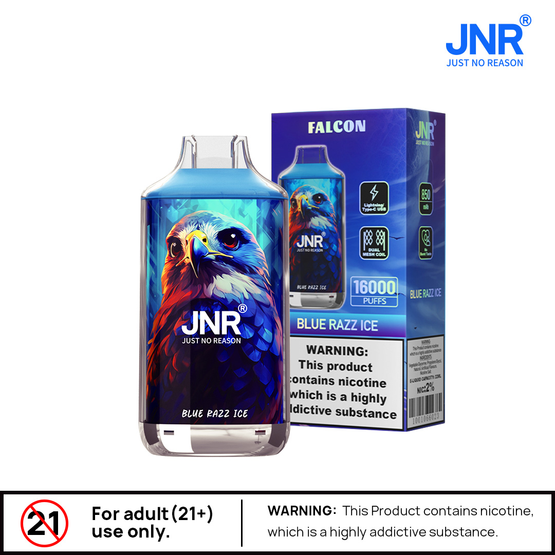 EU Warehouses JNR Falcon 16000 Puffs 16K Disposable Vapes