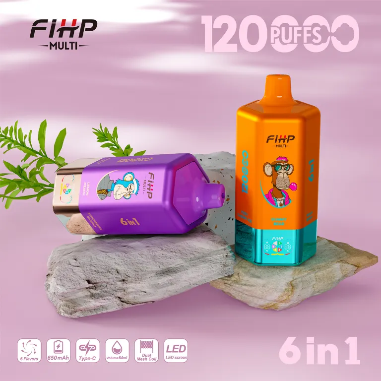 FIHP Multi 120k 6 In 1 Puffs 120000 Disposable Vape 6 Flavors