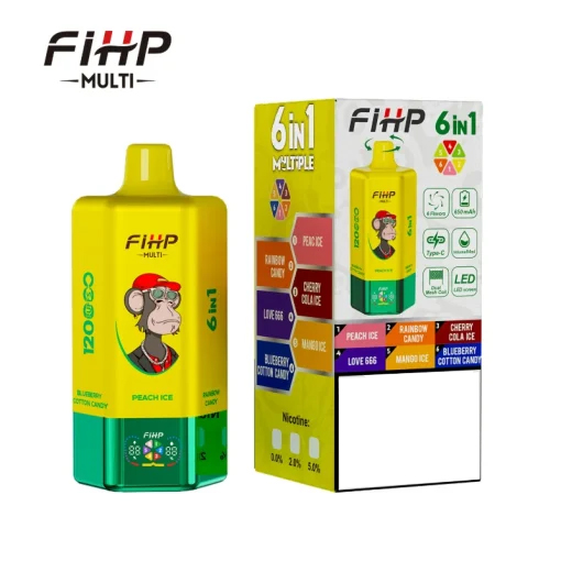 FIHP Multi 120k 6 In 1 Puffs 120000 Disposable Vape 6 Flavors