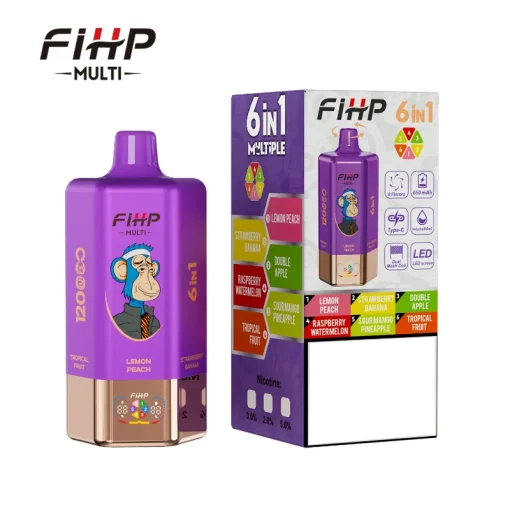 FIHP Multi 120k 6 In 1 Puffs 120000 Disposable Vape 6 Flavors