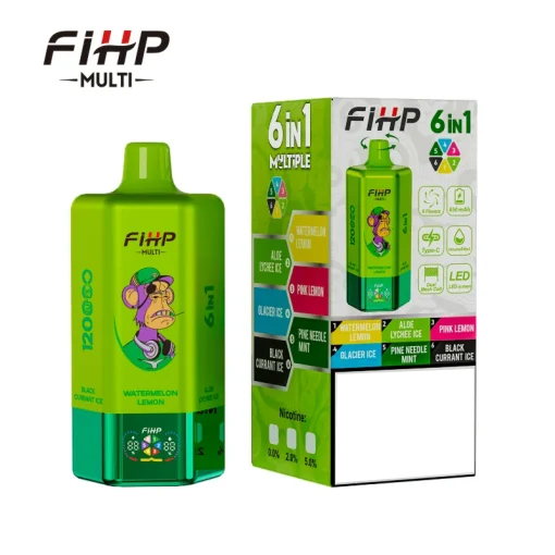 FIHP Multi 120k 6 In 1 Puffs 120000 Disposable Vape 6 Flavors