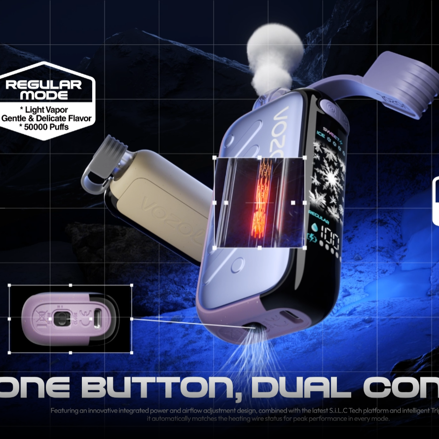 EU Warehouse Vozol Gear Ice&sweet 50000 Puffs 50K Disposable Vape