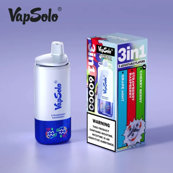 EU Warehouse Vapsolo Triple Pro 60000 Disposable Vape Puffs 60K