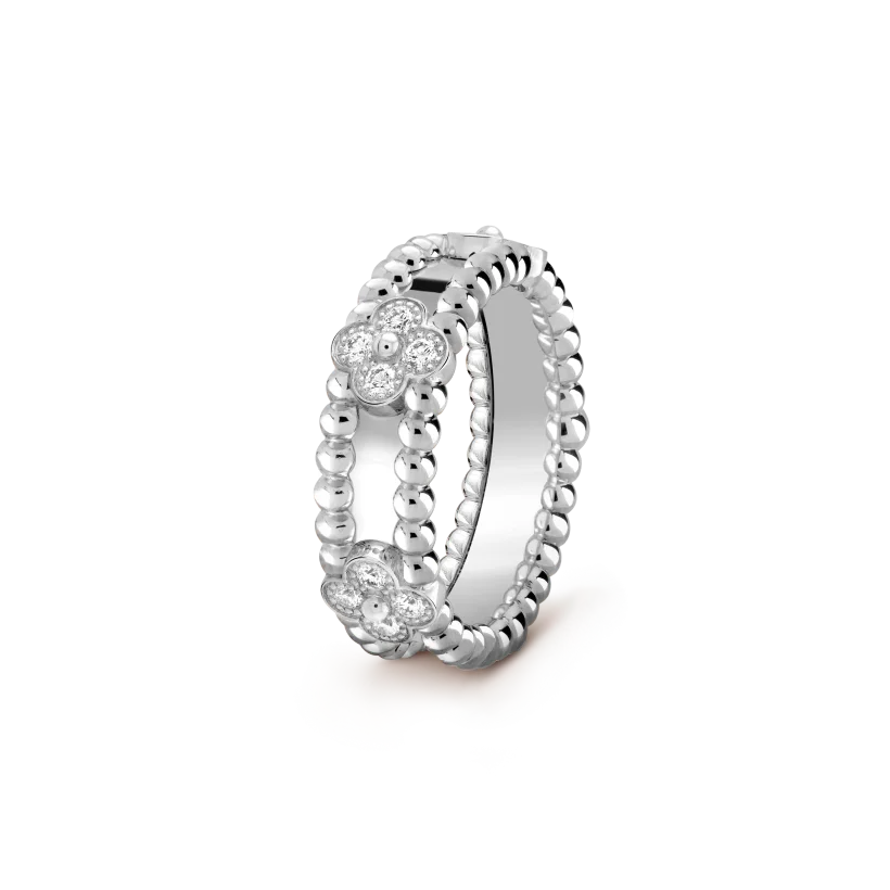 Replica Van Cleef Arpels Perlee Sweet Clovers Ring Fossilry