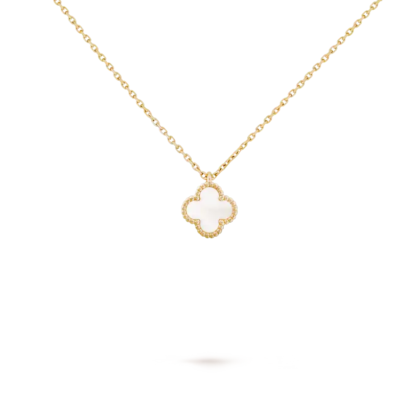 Replica Van Cleef Arpels Sweet Alhambra pendant Fossilry