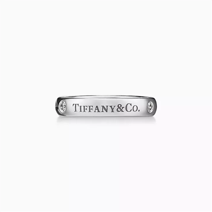 Replica Tiffany T CO Series Platinum Diamond Ring Fossilry