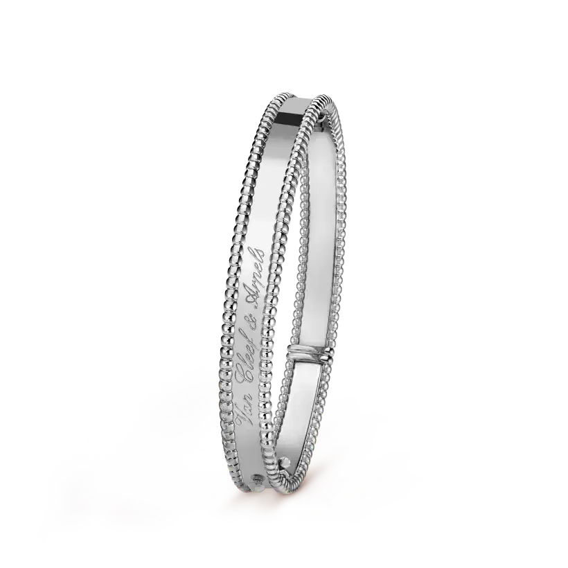 Replica Van Cleef Arpels Perlee signature bracelet medium style Fossilry